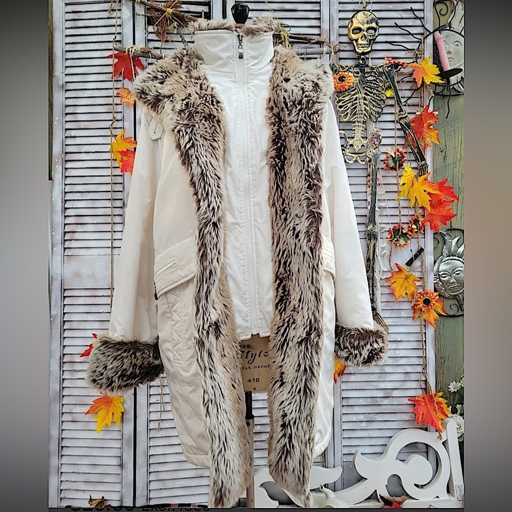 MARCONA Faux Fur Trimmed Parka